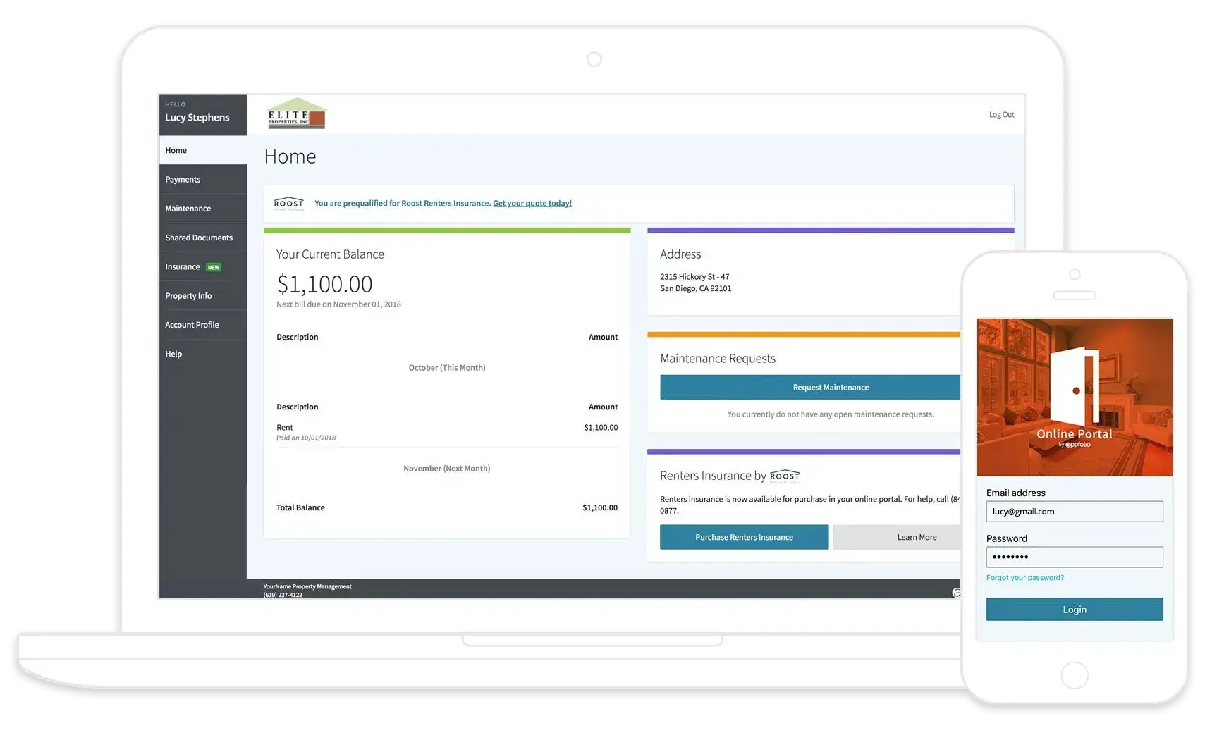 Online Portal Preview