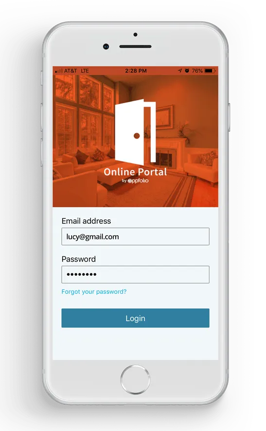 Online Portal Screenshot